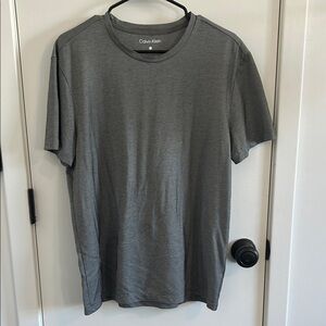 Calvin Klein Men's Gray Short Sleeve Tee